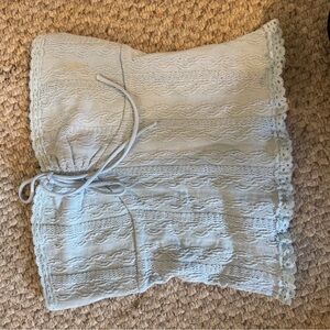 edikted light blue tube top